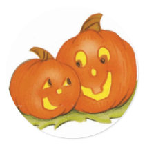 Pumpkin Pals Hallowe'en Sticker by kimmyklassickorner Pumpkin Pals Hallowe'en Sticker
