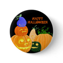 Pumpkin party pins