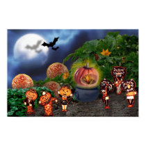 Pumpkin Party in the Pizza Patch posters by pizzaandpajamas Pumpkin Party in the Pizza Patch posters