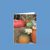 Pumpkin Party notecard cards