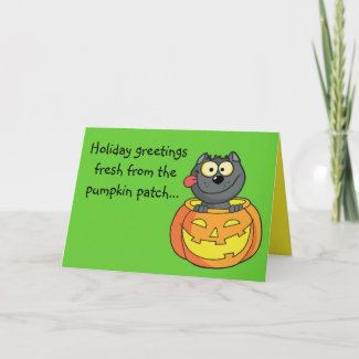 Pumpkin Patch Baby Werewolf Cards