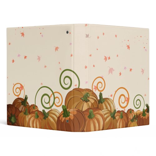 Pumpkin Patch Binder binder