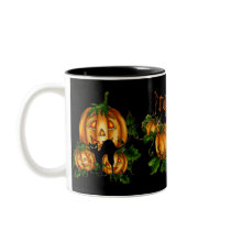 PUMPKIN PATCH! by SHARON SHARPE mugs by sharonsharpe PUMPKIN PATCH! by SHARON SHARPE mugs