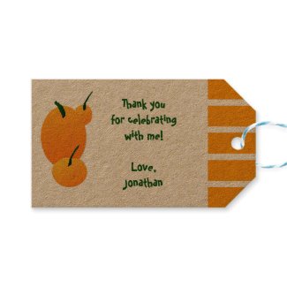 Pumpkin Patch Custom Pack Of Gift Tags