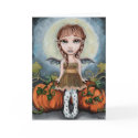 Pumpkin patch fairy note card by valarie79 Pumpkin patch fairy note card