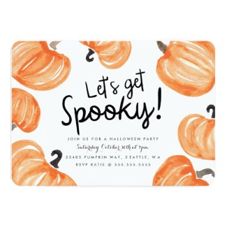 Pumpkin Patch Halloween Party 5x7 Paper Invitation Card