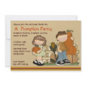 Pumpkin Patch Kids Invitation invitation