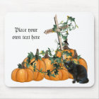 Pumpkin patch Kitty Halloween mousepad