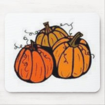 pumpkin patch mouse pad