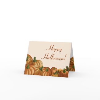 Pumpkin Patch Note Card card