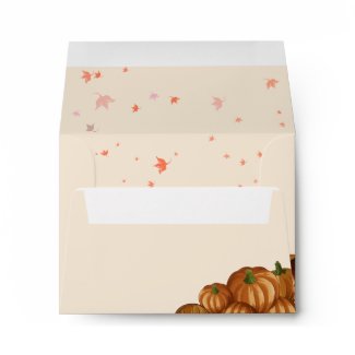 Pumpkin Patch Note Card Envelope envelope