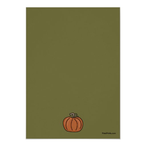 Pumpkin Patch - Photo Birthday Invitation