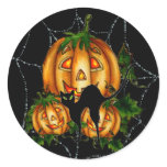 PUMPKIN PATCH & SPIDERWEB by SHARON SHARPE stickers