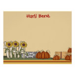 Pumpkin Patch Stationery Custom Invitation