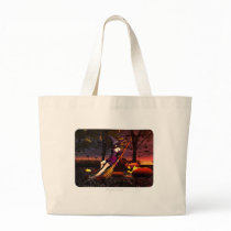 Pumpkin Patch Witch Canvas Bag