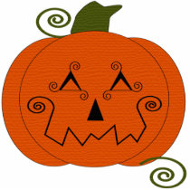 Pumpkin Patchwork Ornament photo sculptures