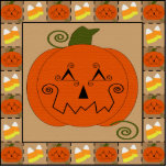 Pumpkin Patchwork Ornament photo sculptures