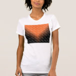 Pumpkin pattern on orange black fade tshirts