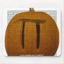 Pumpkin Pi, 3.14159265358979323846264338327950... Mouse Pad