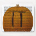 Pumpkin Pi, 3.14159265358979323846264338327950... mousepads