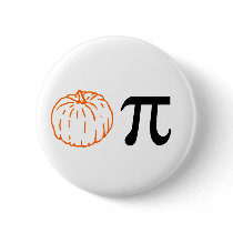 Pumpkin pi Button by myleftwing Pumpkin pi Button