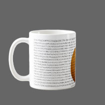 Pumpkin Pi Mug with digits