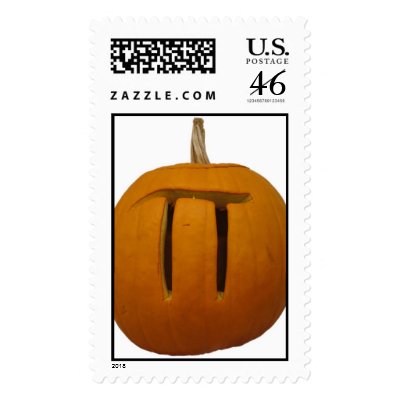 Pumpkin Pi Stamp by woehler