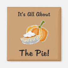 Pumpkin Pie Fridge Magnets