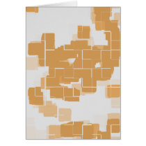 "Pumpkin Pie" Geometric Abstract cards by RLMdesignes "Pumpkin Pie" Geometric Abstract cards