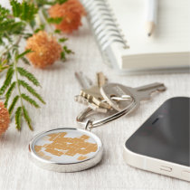 "Pumpkin Pie" Geometric Abstract keychains by RLMdesignes "Pumpkin Pie" Geometric Abstract keychains