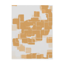 "Pumpkin Pie" Geometric Abstract postcards by RLMdesignes "Pumpkin Pie" Geometric Abstract postcards