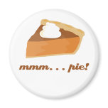 Pumpkin Pie - mmm . . . pie! magnets