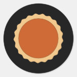 Pumpkin Pie. Round Sticker