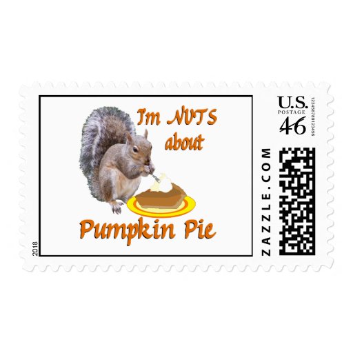 Pumpkin Pie Squirrel Stamps