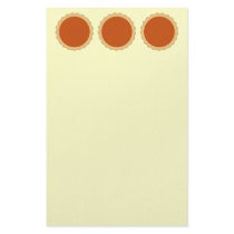 Pumpkin Pie. Stationery Design