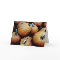 Pumpkin Pile Greeting Card