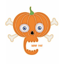 Pumpkin Pirate -Boo Ya! t-shirts by kbilltv Pumpkin Pirate -Boo Ya! t-shirts