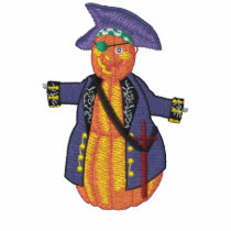 Pumpkin Pirate embroidered shirts