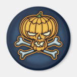 Pumpkin Pirate Fridge Magnet