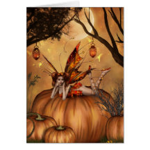 Pumpkin Pixie Card