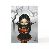 "Pumpkin Pixie" Greeting Card