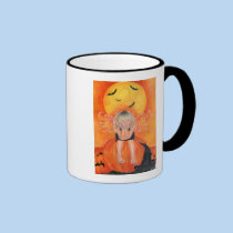 pumpkin pixie witch mugs