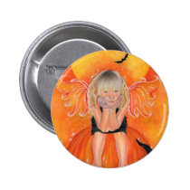pumpkin pixie witch buttons