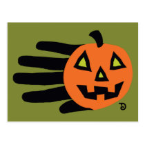 Pumpkin postcard