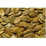 Pumpkin seeds photo sculptures