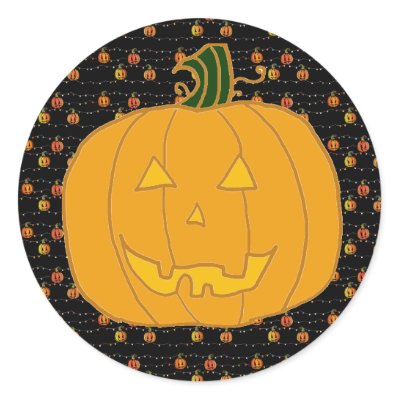 Pumpkin stickers