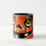 Pumpkin Stripe Mugs