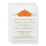 Pumpkin Swirls Thanksgiving Invitation