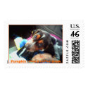 Pumpkin takes a coffee break postage by kbihl22 Pumpkin takes a coffee break postage
