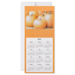 Pumpkin Telephone and Calender card Rack Card Template